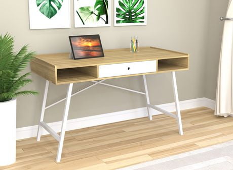 Safdie Co Computer Desk 49 Natural Walmart Canada