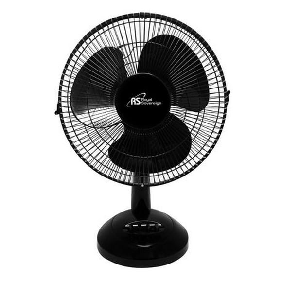 Royal Sovereign 12”Oscillating Desk Fan with 3 fan speeds