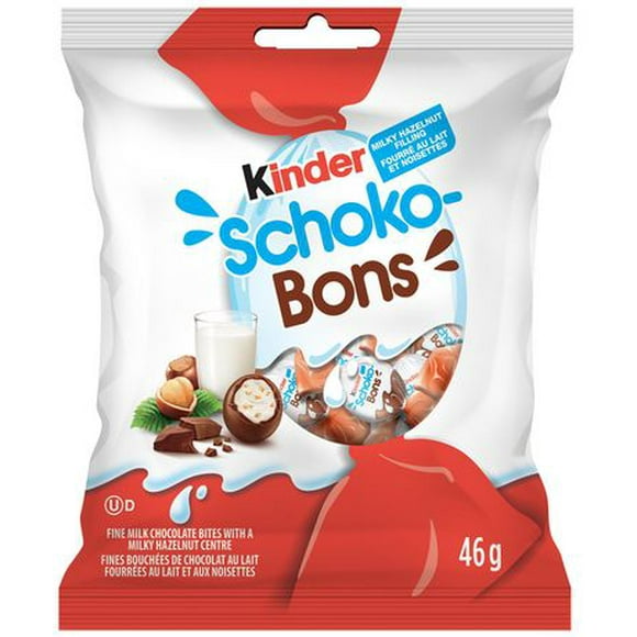 KINDER SCHOKBONS 46G, Milk Chocolate with Hazelnut