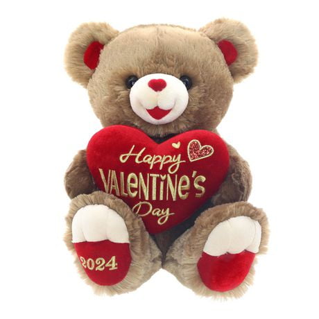 Way To Celebrate Valentine Sweetheart Teddy, Brown