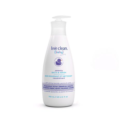 live clean baby shampoo and wash