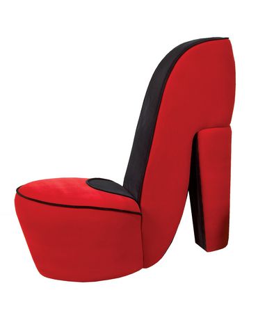 Brassex Fabric Red Shoe Chair Walmart Canada