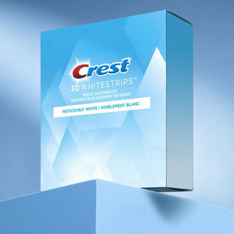 Crest 3D Whitestrips Noticeably White At-Home Teeth Whitening Kit, 20 strips: 10 treatments