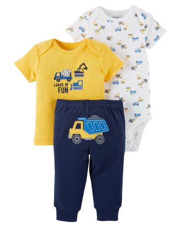 Child of Mine made by Carter's Infant Boys 3pc Clothing set-trucks ...