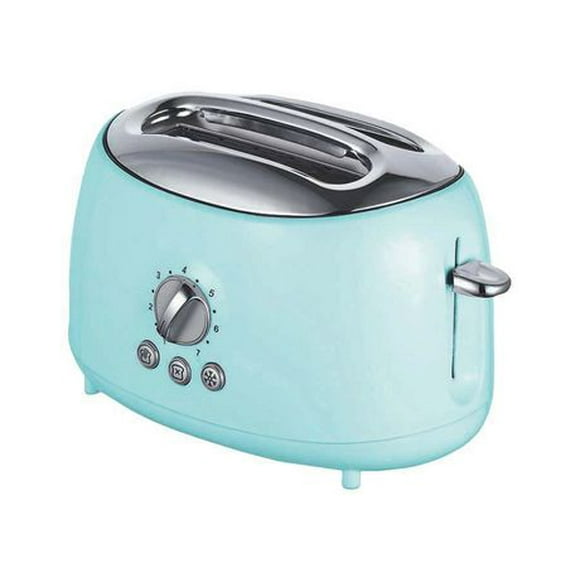 Brentwood 2-Slice Extra Wide Slot Retro Toaster, Blue
