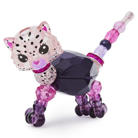 Twisty Petz Beauty, Series 5, Starpaint Snow Leopard Collectible Bracelet with Body Glitter, for Kids Aged 4 and up