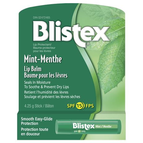 Blistex® Mint Lip Balm Sunscreen / Lip Protectant, 1 x 4.25 g