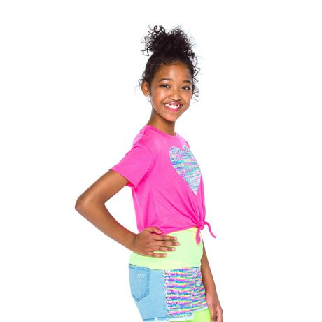 Girls Mini Pop Kids Pop Heart Top | Walmart Canada