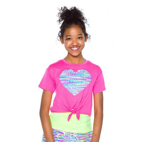 Girls Mini Pop Kids Pop Heart Top | Walmart Canada