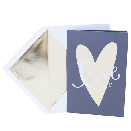 Hallmark Signature Valentine's Day Card for Significant Other (Gold ...