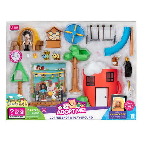 Roblox Adopt Me Coffee Shop and Playground Playset