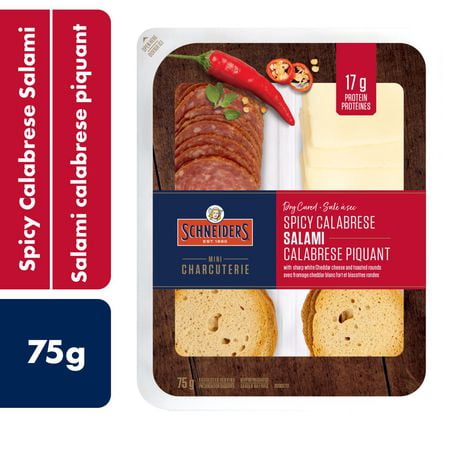 Schneiders Dry Cured Spicy Calabrese Salami Snack Kit, 75 g