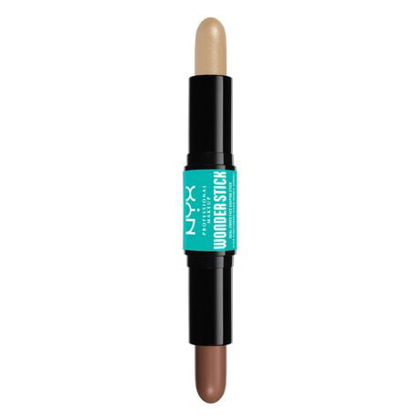 NYX PROFESSIONAL MAKEUP, Wonder Stick, Dual-Ended Stick, Contour And Highlight - DEEP, Dual-Ended Contour and Highlight Stick