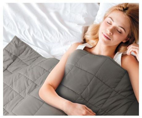 Mahli Microfiber 15lb Weighted Blanket | Walmart Canada