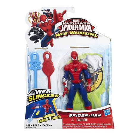 Marvel Hasbro Spider-Man Titan Hero Series – Figura Spiderman Web Warriors 30 Cm Con 5 Punti Di Articolazione, Multicolore