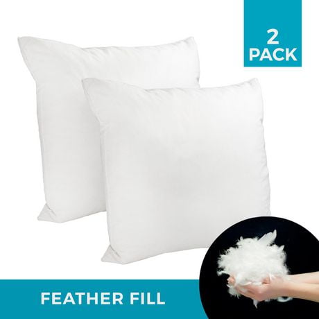 18 inch hot sale feather pillow inserts