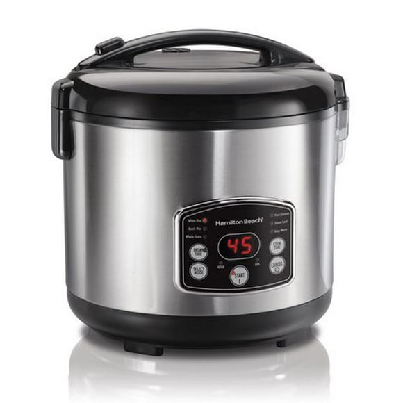 Hamilton Beach Digital Simplicity 14-Cup Rice Cooker/Steamer 37549C, 14 cups cooked/7 cups uncooked