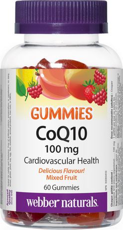 Webber Naturals® CoQ10 Gummies 100 mg Mixed Fruit - Walmart.ca