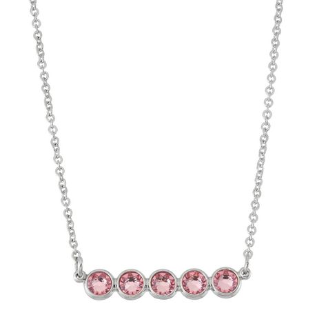 Quintessential Women's Pink Crystal Necklace | Walmart Canada