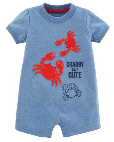 Child of Mine made by Carter's Newborn Boys' 1 Piece Outfit - Crab ...