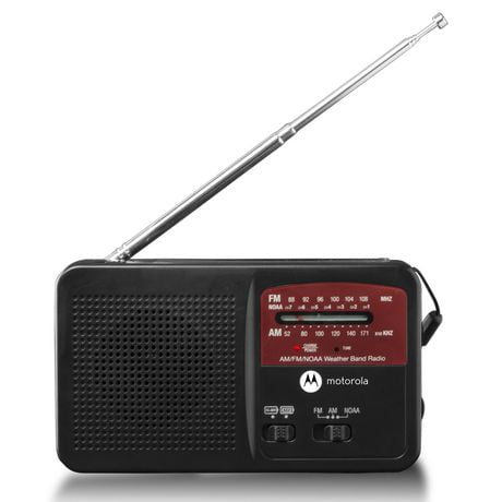 motorola rechargeable flashlight atmos weather radio fm am