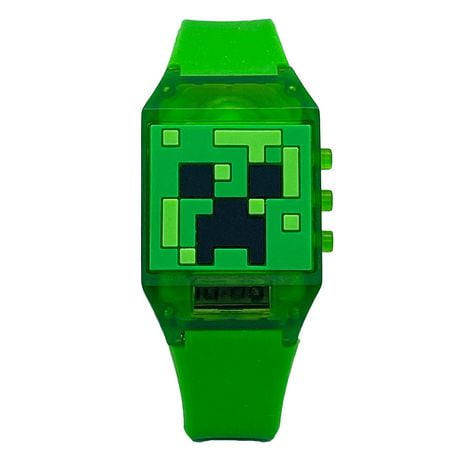 Minecraft Kids Flashing LCD watch