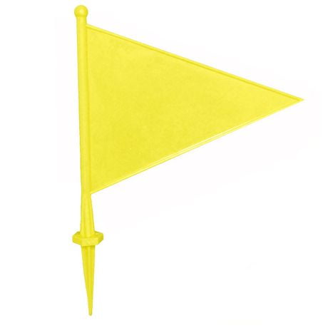 Graddige Yellow Boundary Flag with Pole | Walmart Canada