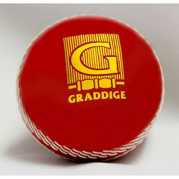 Balle de cricket rouge en plastique Graddige