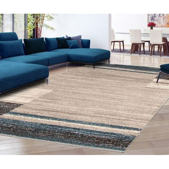 ECARPET Area Rug for Living Room, Bedroom, Soft & Plush Ayla Collection