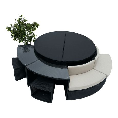 table side round spa surround furniture canadian walmart tub seat