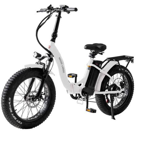 Daymak Maxie Large 48V Fat Tire Electric Bicycle - White
