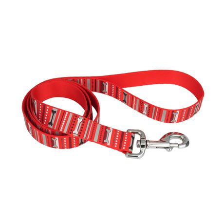 Pet Attire By Coastal Red Reflective Dog Leash, 1” x 6’ | Walmart Canada