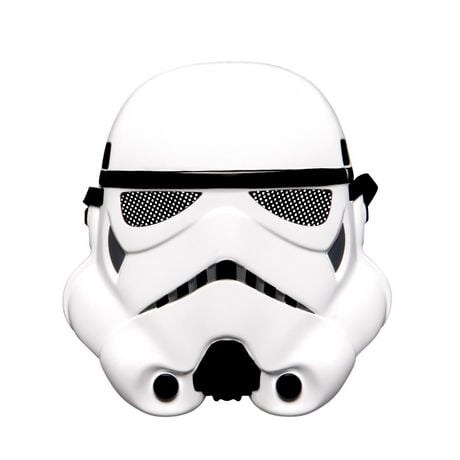 STAR WARS Stormtrooper Mask - 3D Plastic Mask with Eye Holes and Elastic Strap