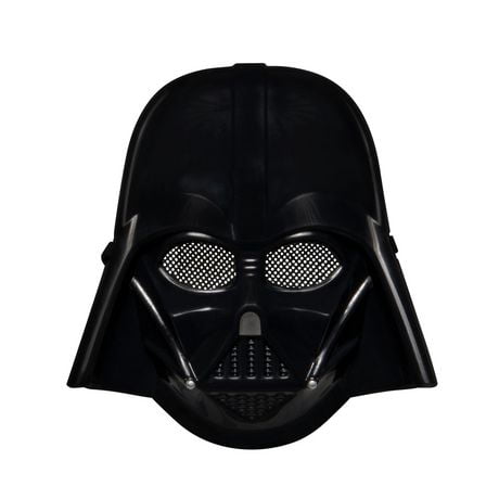 STAR WARS Youth Darth Vader Mask - 3D Plastic Mask with Eye Holes and Elastic Strap