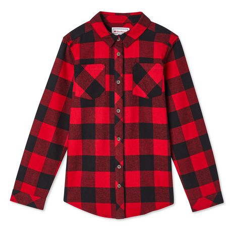 Canadiana Girls' Flannel Shirt | Walmart Canada