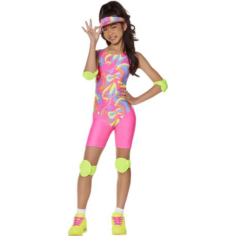 InSpirit Designs Déguisement Skating Barbie Jeunesse Taille Moyen Sous  Licence Officielle 