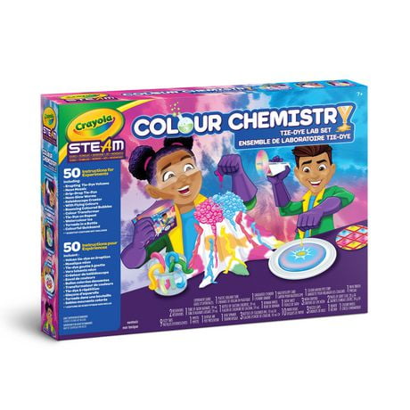 Ensemble de laboratoire tie-dye Colour Chemistry Experiences scientifiques tie-dye