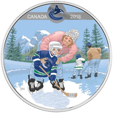 Pièce en argent - Le hockey en héritage :Vancouver Canucks® de La Monnaie royale canadienne