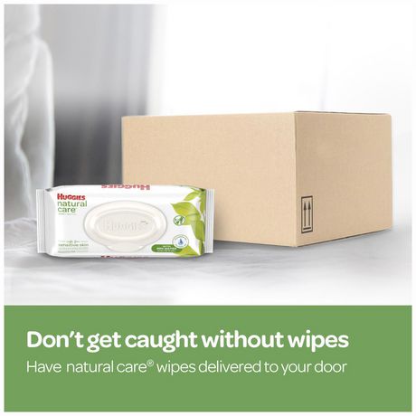 HUGGIES Natural Care Unscented Baby Wipes, Sensitive ...