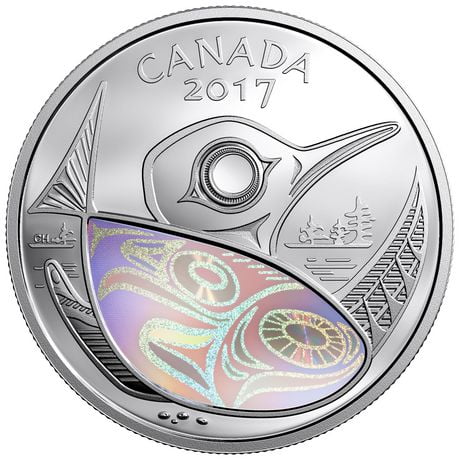 Pièce holographique en argent pur Canada Protecting Our Future de Royal Canadian Mint