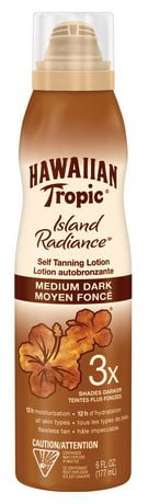 hawaiian tropic self tanning lotion