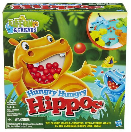 ELEFUN & FRIENDS Hungry Hungry Hippos Game | Walmart Canada