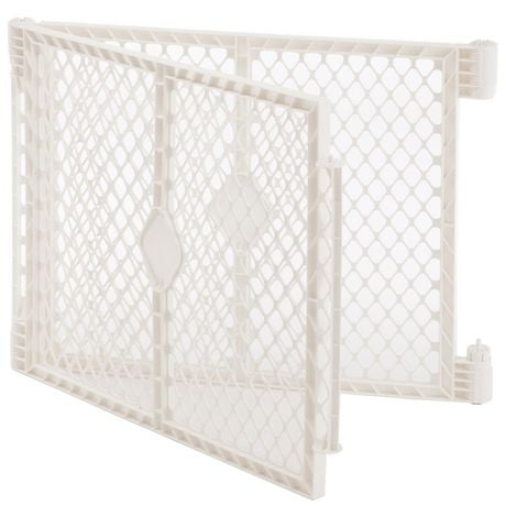 North States 2-Panel Easy To Assemble Plastic Extensions for Superyard Ultimate Baby Playard - Ivory