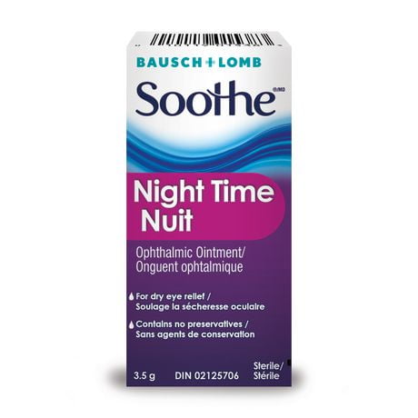 Bausch + Lomb Soothe Night Time, 3.5g
