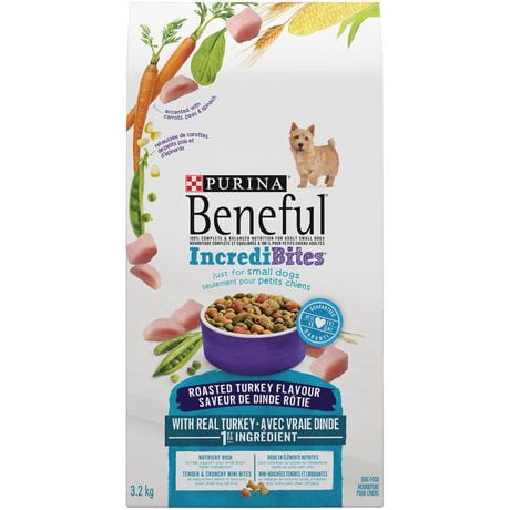 Beneful Incredibites Dry Dog Food for Small Dogs, Roasted Turkey ...