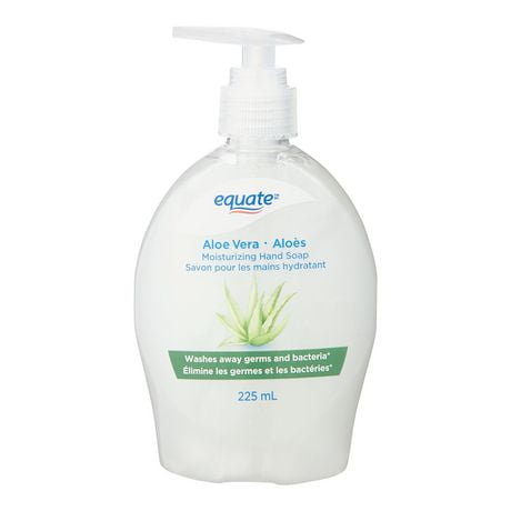 Equate Moisturizing Hand Soap - Aloe -225mL, Washes away germs and bacteria.