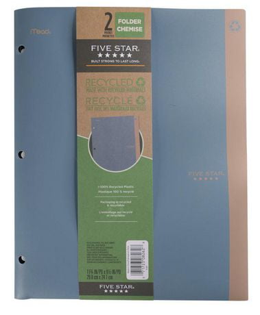 five star recycled folder