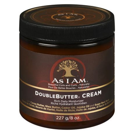 Double Butter Cream Daily Moisturizer, Cocoa Butter, Shea Butter, Castor Oil