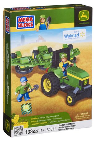 MEGA BLOKS - John Deere - Deluxe Tractor And Mower (80831