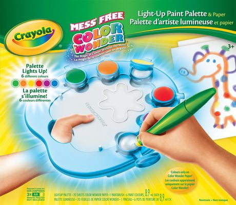 color wonder light up paint palette